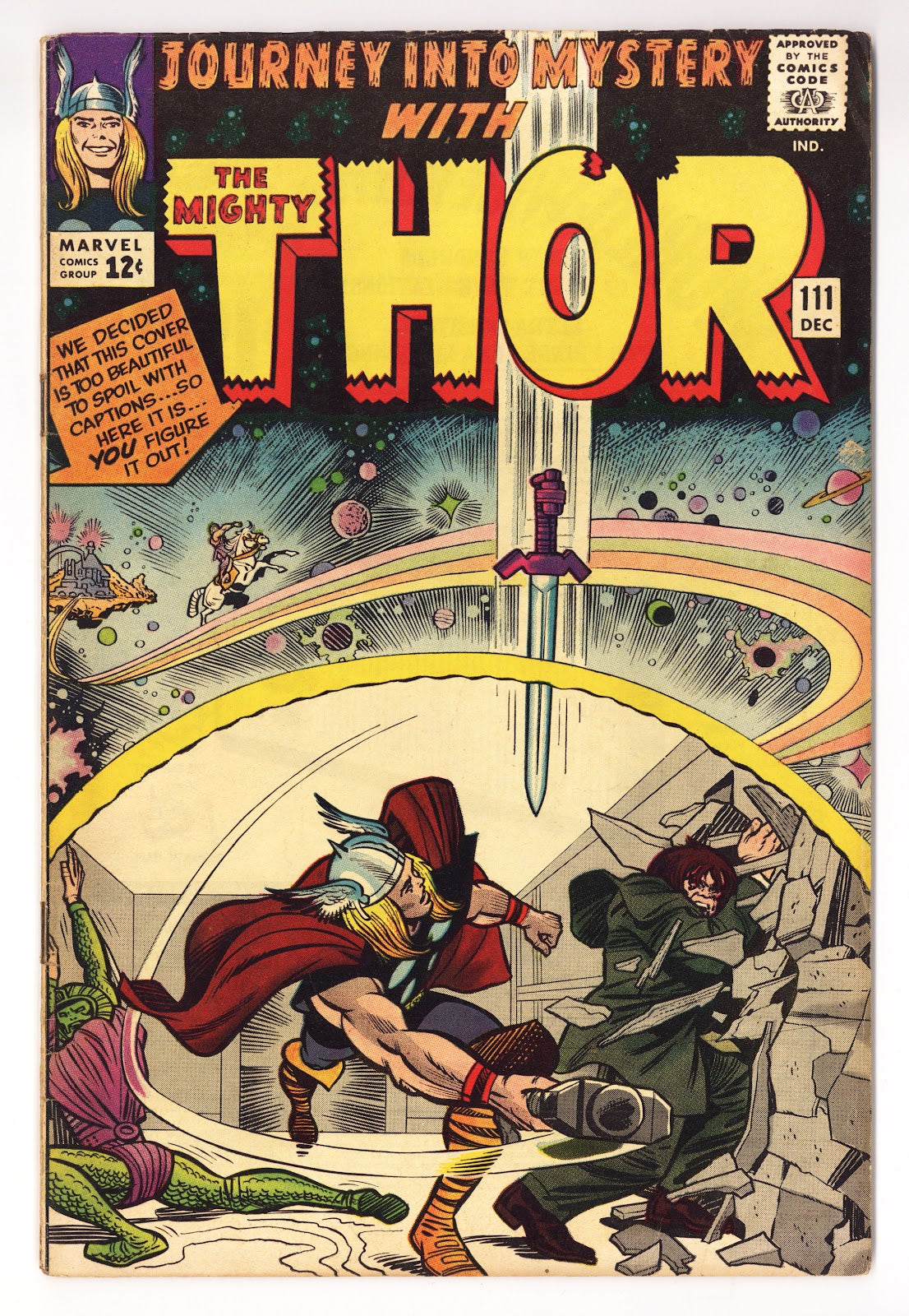 Journey into Mystery Vol 1 111  VG+ (4.5)   (1964)     