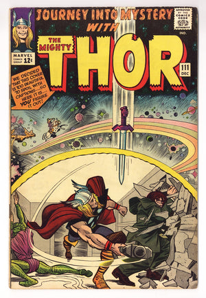 Journey into Mystery Vol 1 111  VG+ (4.5)   (1964)