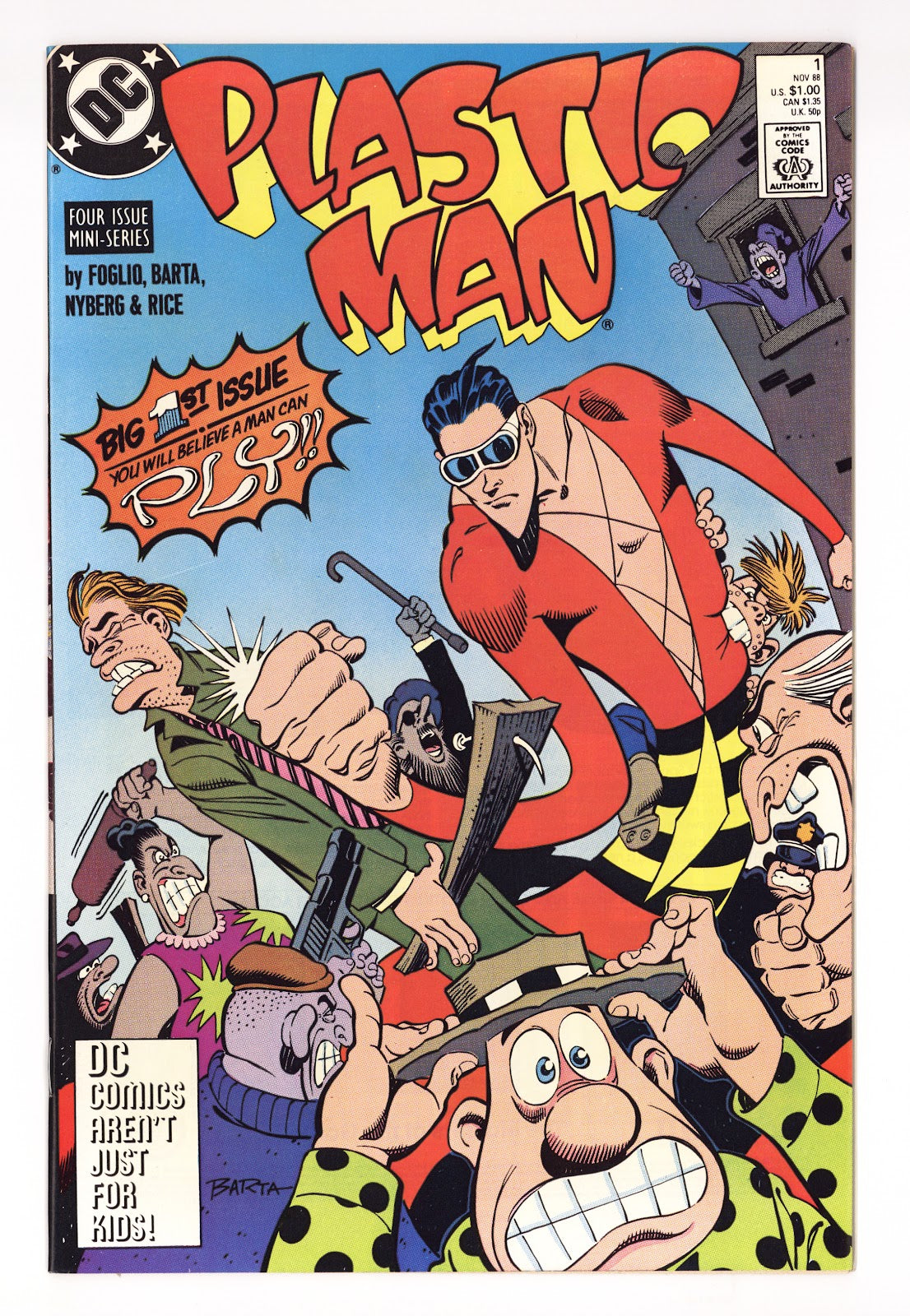 Plastic Man Vol 2 1  High Grade   (1988)     