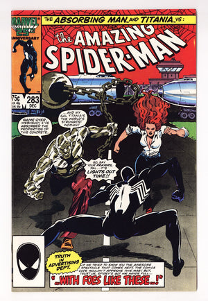 The Amazing Spider-Man Vol 1 283 High Grade (1986)