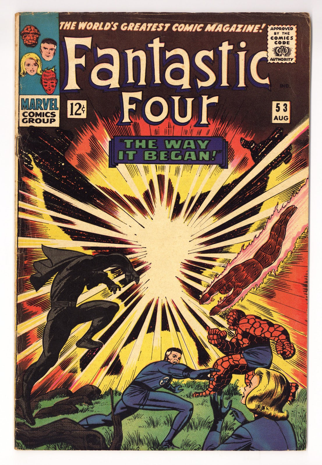 Fantastic Four Vol 1 53  VG+ (4.5)   (1966)     