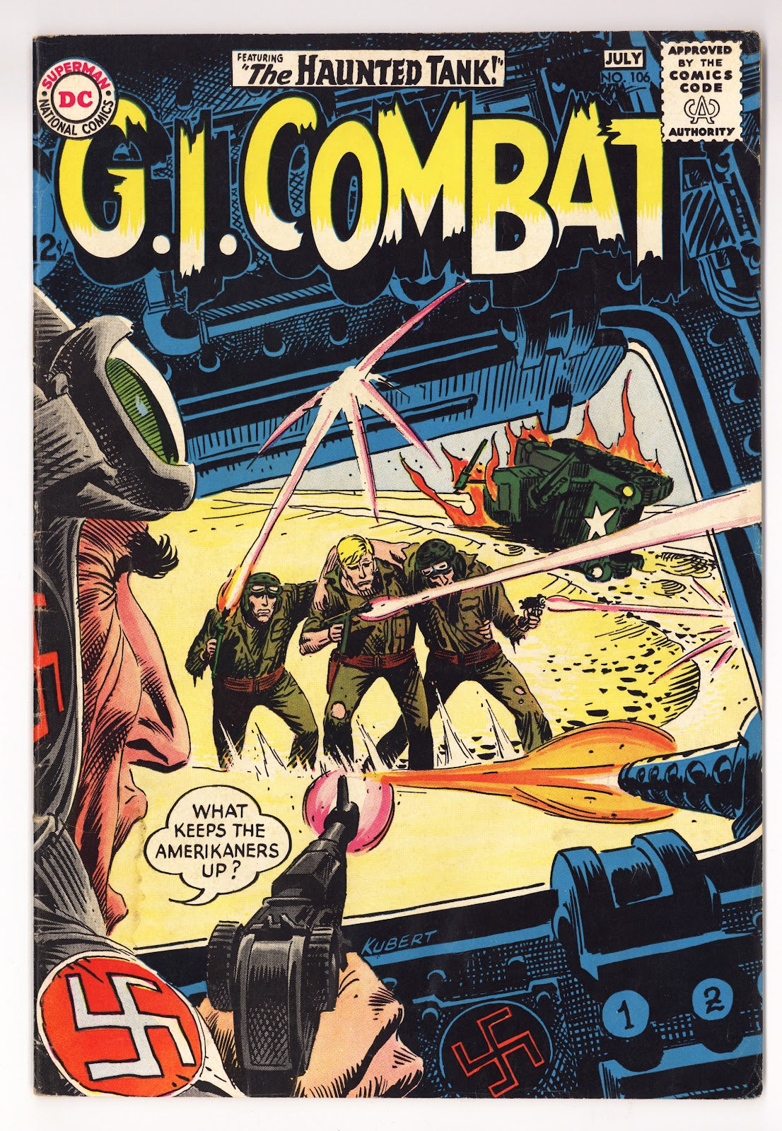 G.I. Combat Vol 1 106  VG- (3.5)   (1964)     