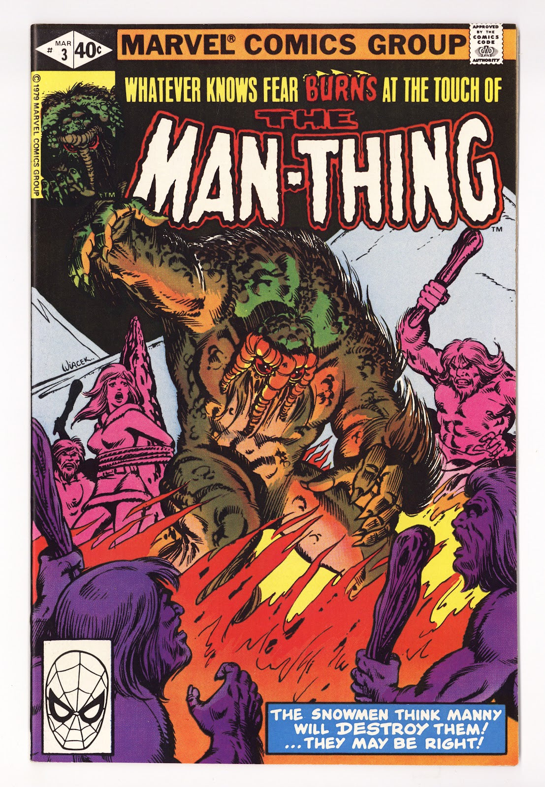Man-Thing Vol 2 3 High Grade (1980) Direct 