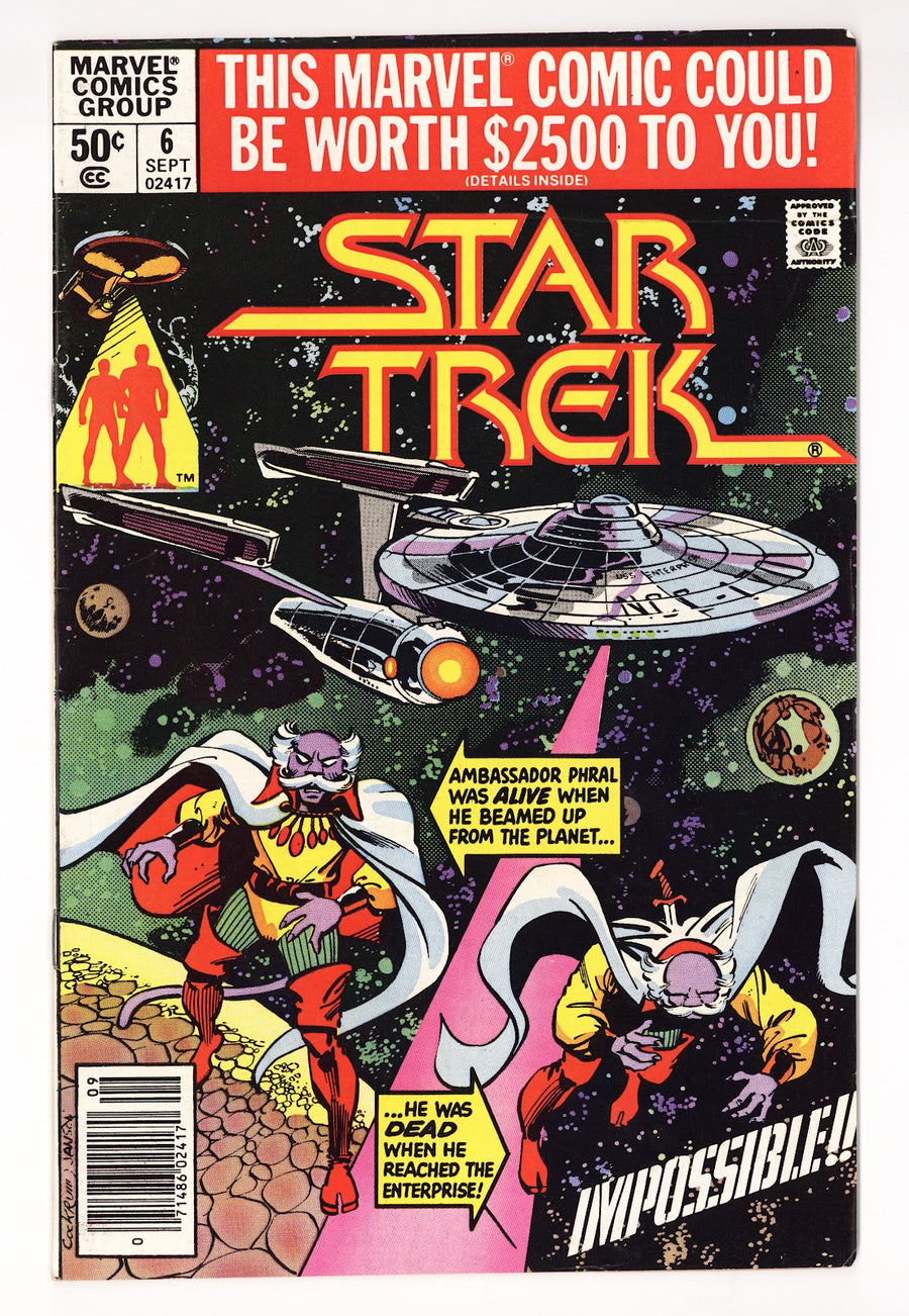 Star Trek   6  Mid Grade   (1980)   Newsstand