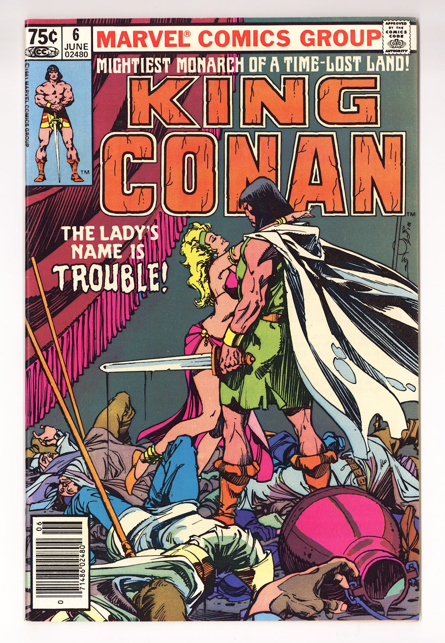 King Conan Vol 1 6  High Grade   (1981)   Newsstand