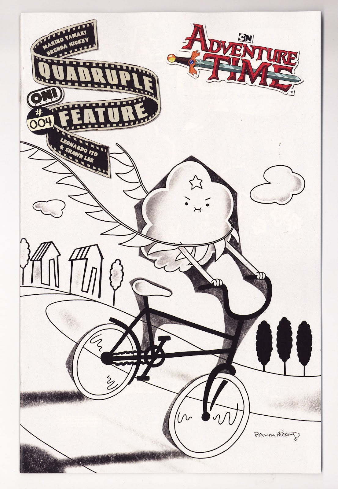 Adventure Time Quadruple Feature #4 NM (9.4) (2026) Hickey Incentive Variant