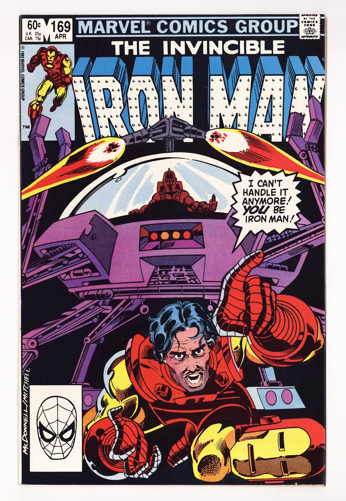Iron Man Vol 1 169 High Grade (1983) 