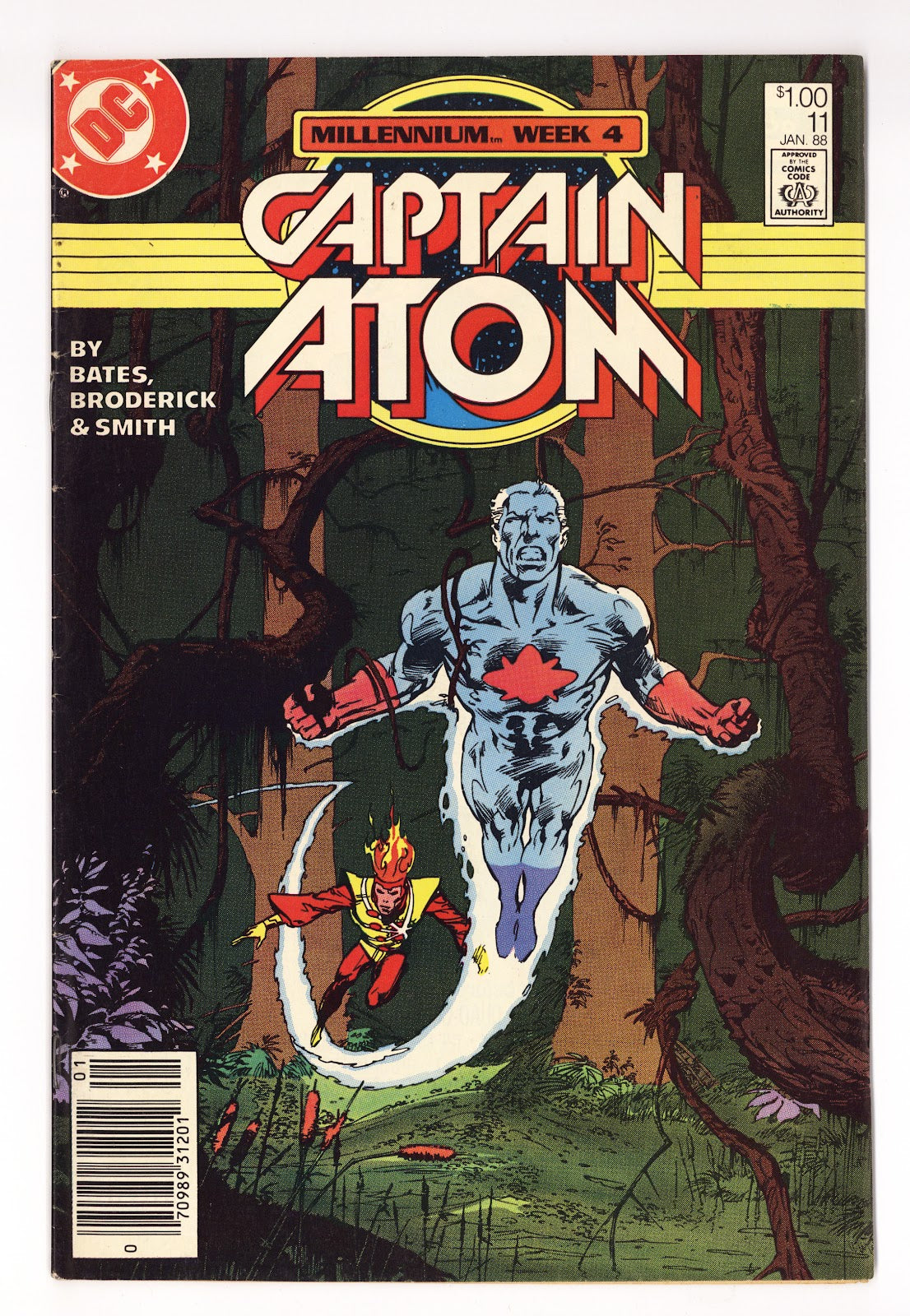 Captain Atom Vol 3 11  Mid Grade   (1988)   Canadian Price Variant  