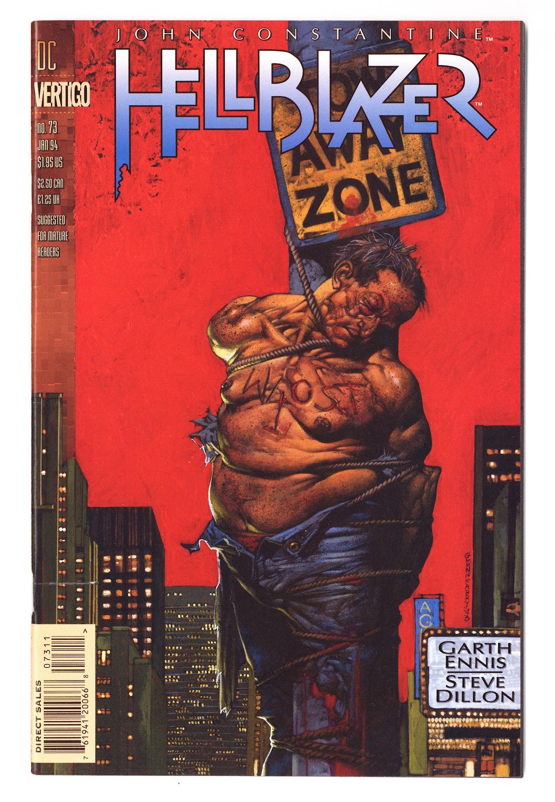 Hellblazer Vol 1 73  High Grade   (1994)