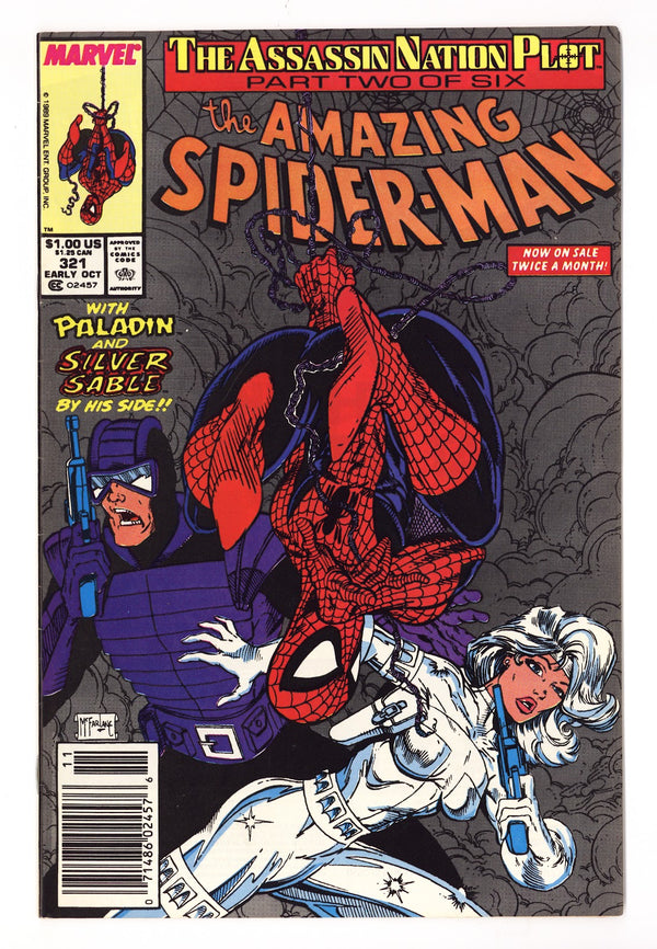 The Amazing Spider-Man Vol 1 321 FN/VF (7.0) (1989) Newsstand