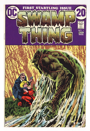 Swamp Thing Vol 1 1  FN+ (6.5)   (1972)     Signed x1 1st Page Bernie Wrightson