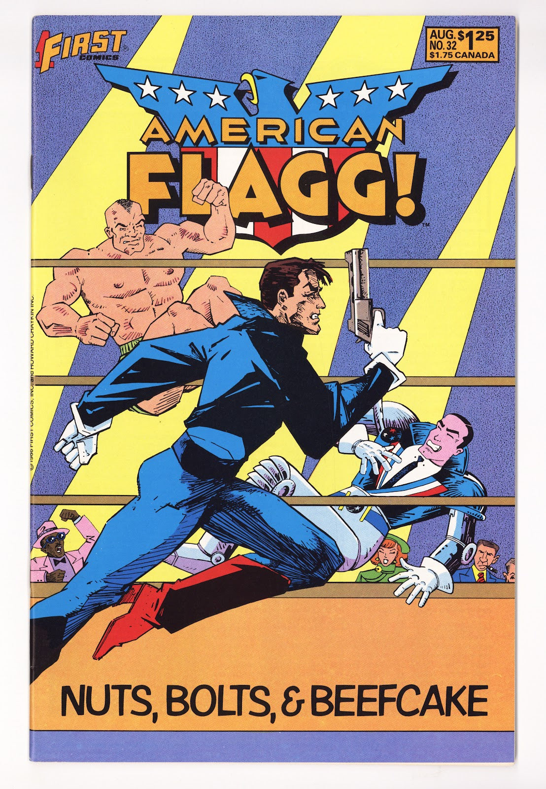 American Flagg! Vol 1 32 Mid Grade (1986) 