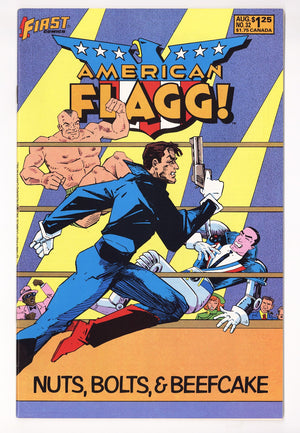 American Flagg! Vol 1 32 Mid Grade (1986)