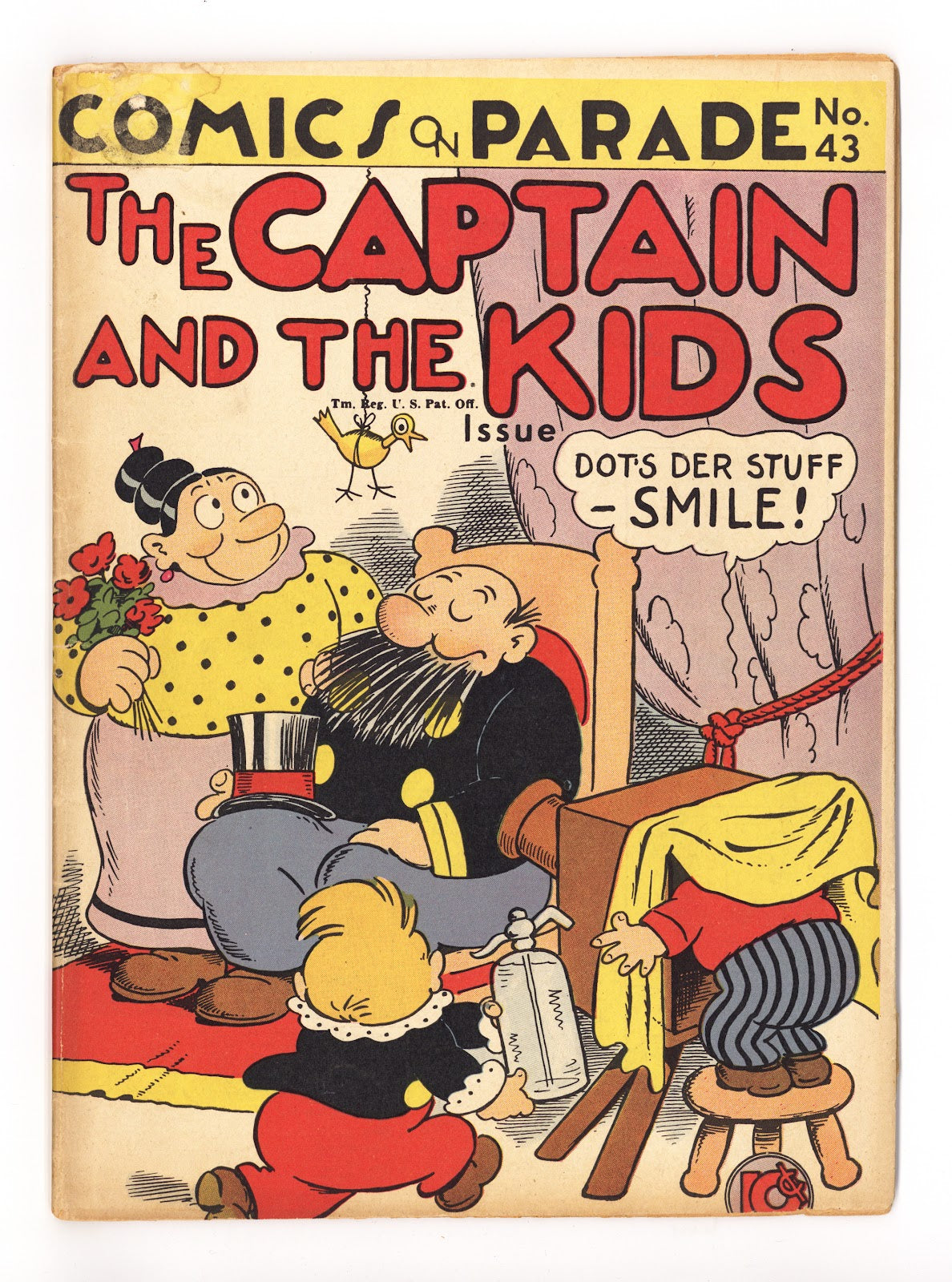Comics on Parade Vol 4 7 (43)  VG+ (4.5)   (1943)