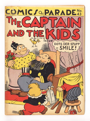 Comics on Parade Vol 4 7 (43)  VG+ (4.5)   (1943)