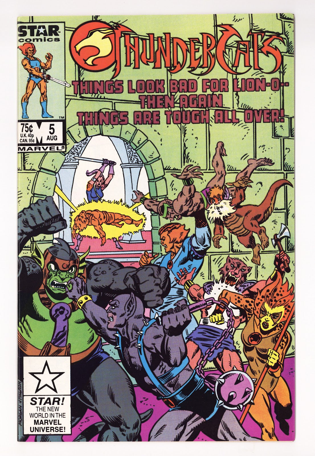 Thundercats Vol 1 5  VF/NM (9.0)   (1986)     