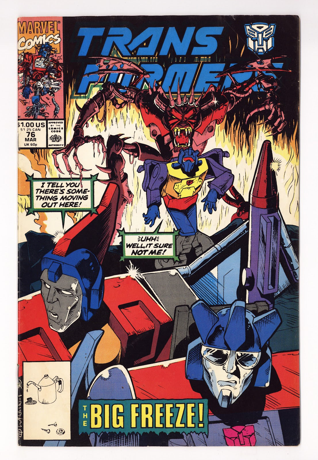 The Transformers Vol 1 76  VG/FN (5.0)   (1991)     