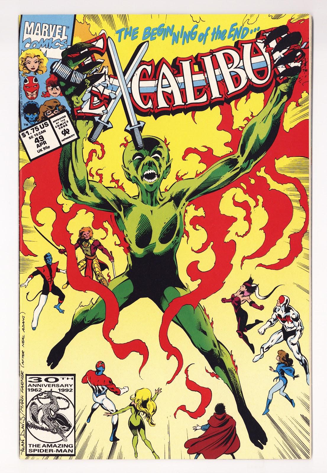 Excalibur Vol 1 49  High Grade   (1992)     