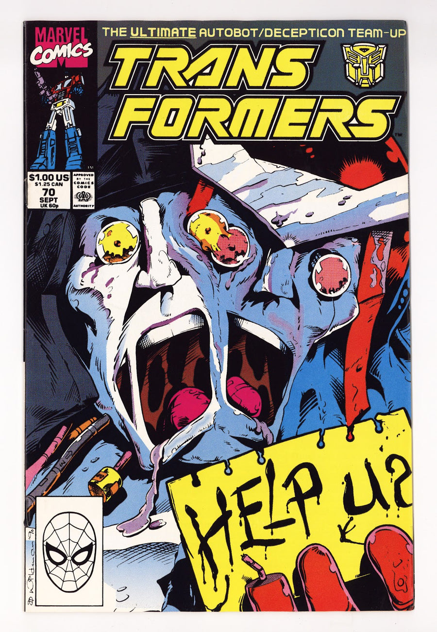 The Transformers Vol 1 70  VF+ (8.5)   (1990)     
