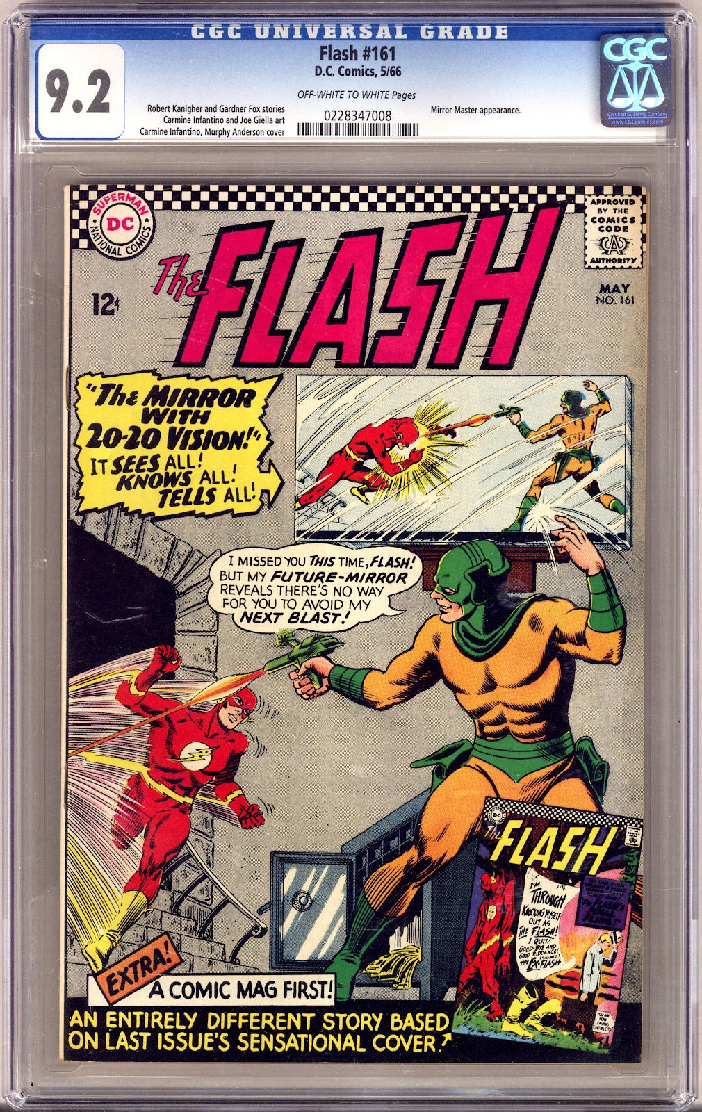The Flash Vol 1 161 CGC 9.2 (NM-) (1966) 