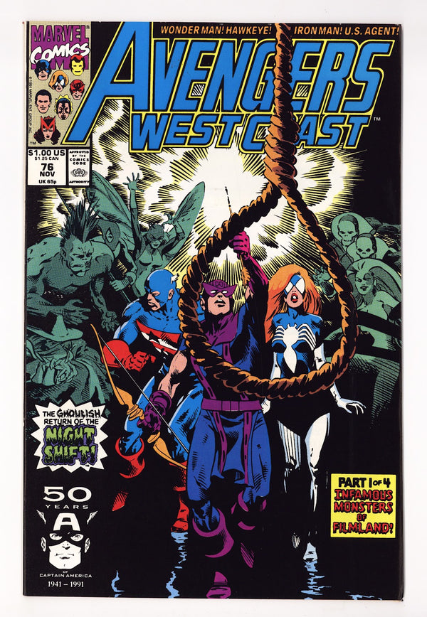 Avengers West Coast Vol 2 76 High Grade (1991) Direct