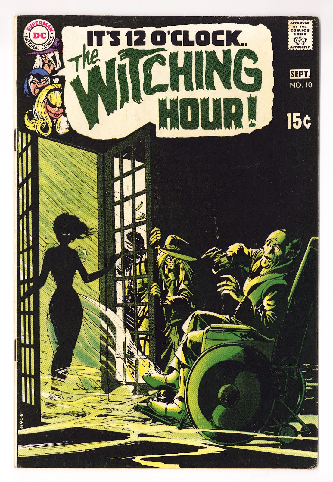 The Witching Hour Vol 1 10  VG/FN (5.0) Apparent, Bottom Staple Detached  (1970)