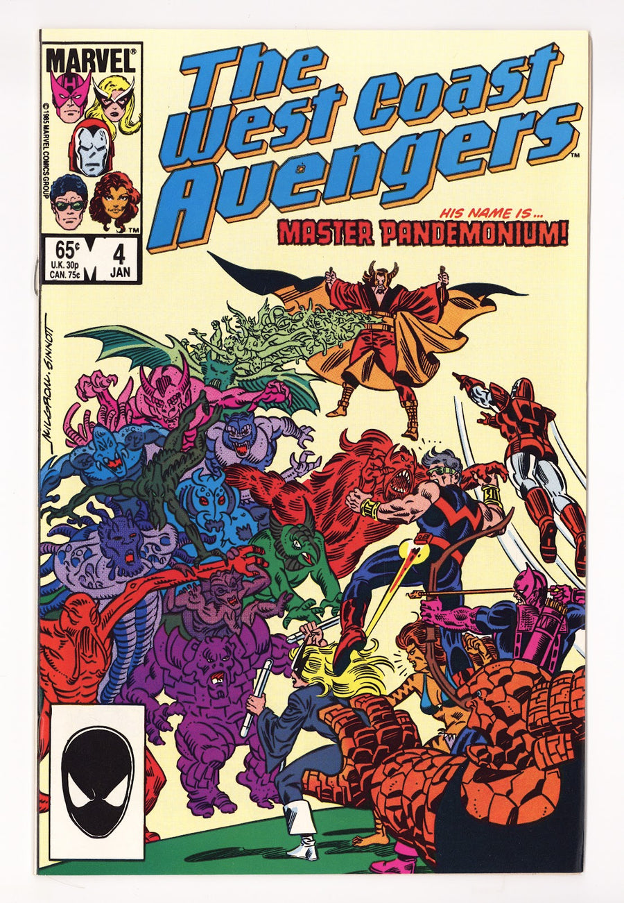 West Coast Avengers Vol 2 4 High Grade (1986) Direct 