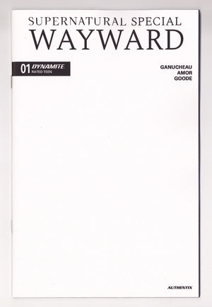 Supernatural Wayward Special 1 Blank Variant (2026)
