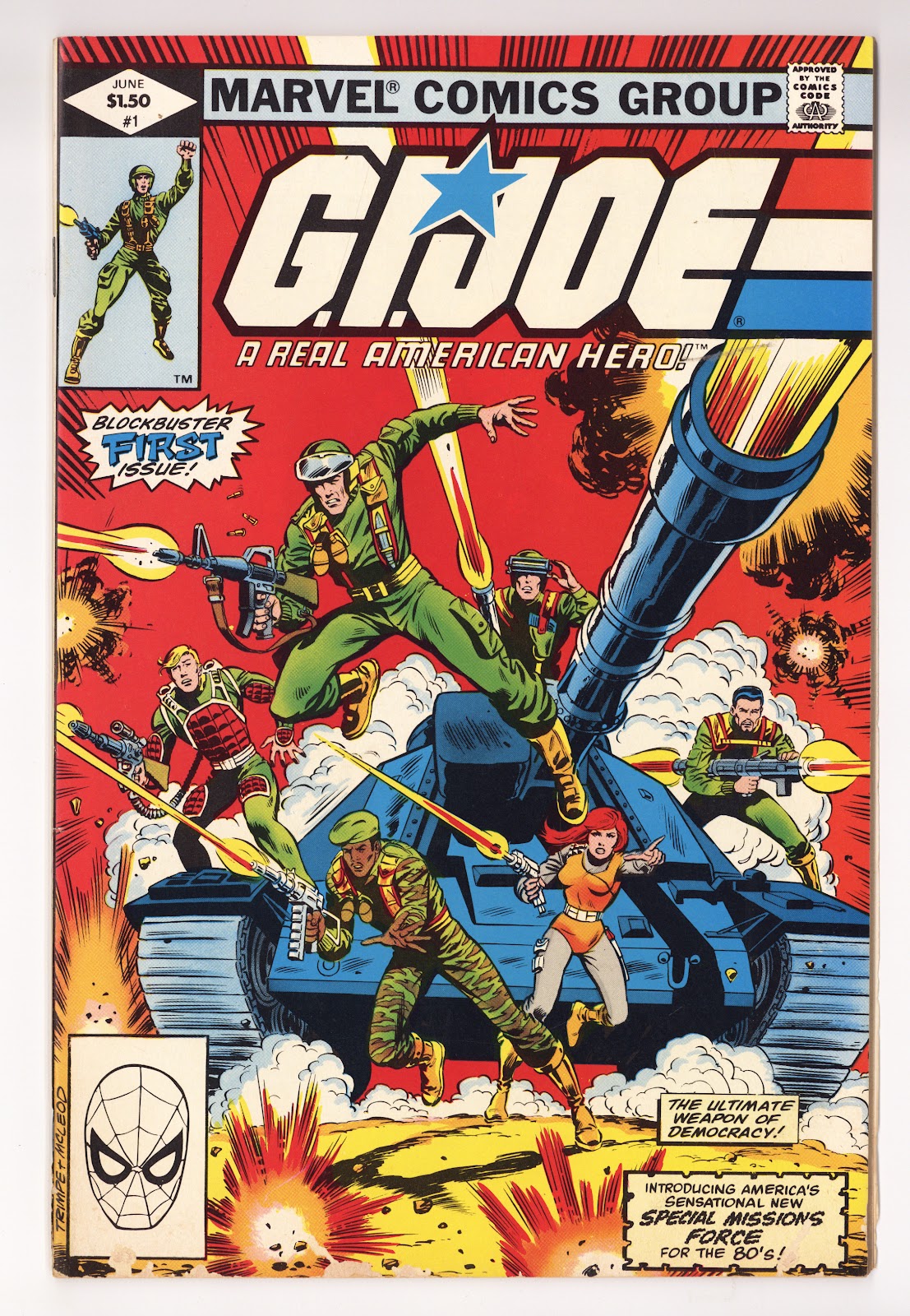 G.I. Joe, A Real American Hero 1 VG (4.0) (1982) 