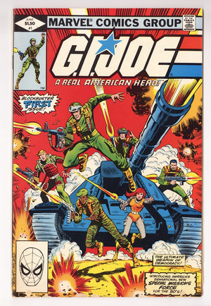 G.I. Joe, A Real American Hero 1 VG (4.0) (1982)