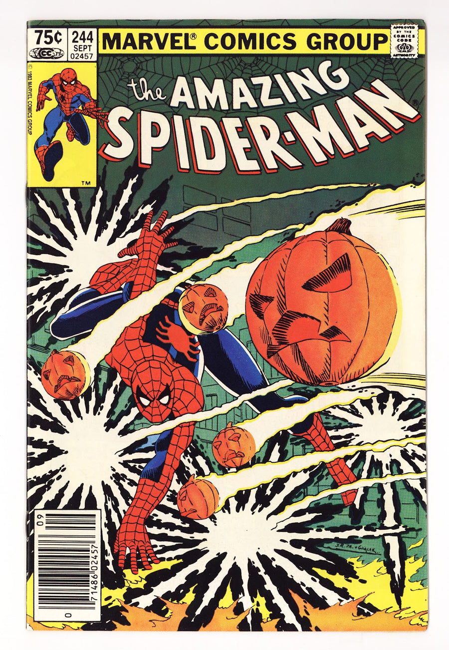 The Amazing Spider-Man Vol 1 244  VF- (7.5)   (1983) Canadian   Canadian Price Variant