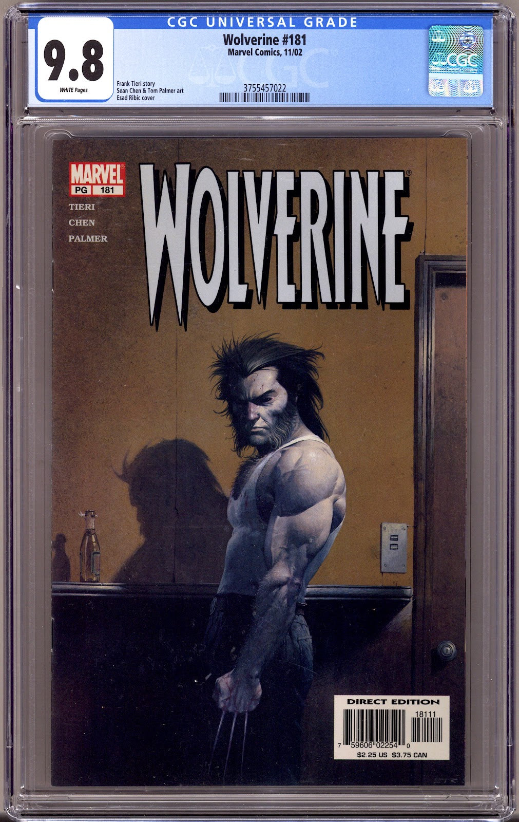 Wolverine Vol 2 181 CGC 9.8 (NM/M) (2002) 