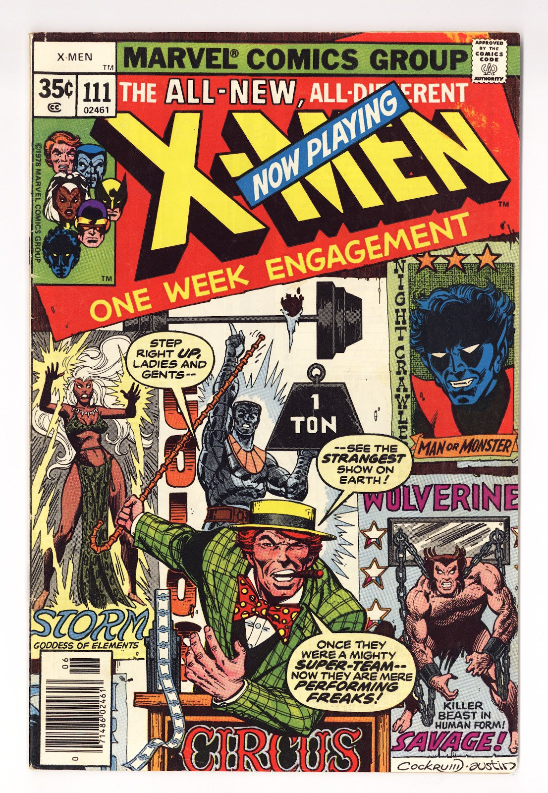 The X-Men Vol 1 111 VG- (3.5) (1978) 