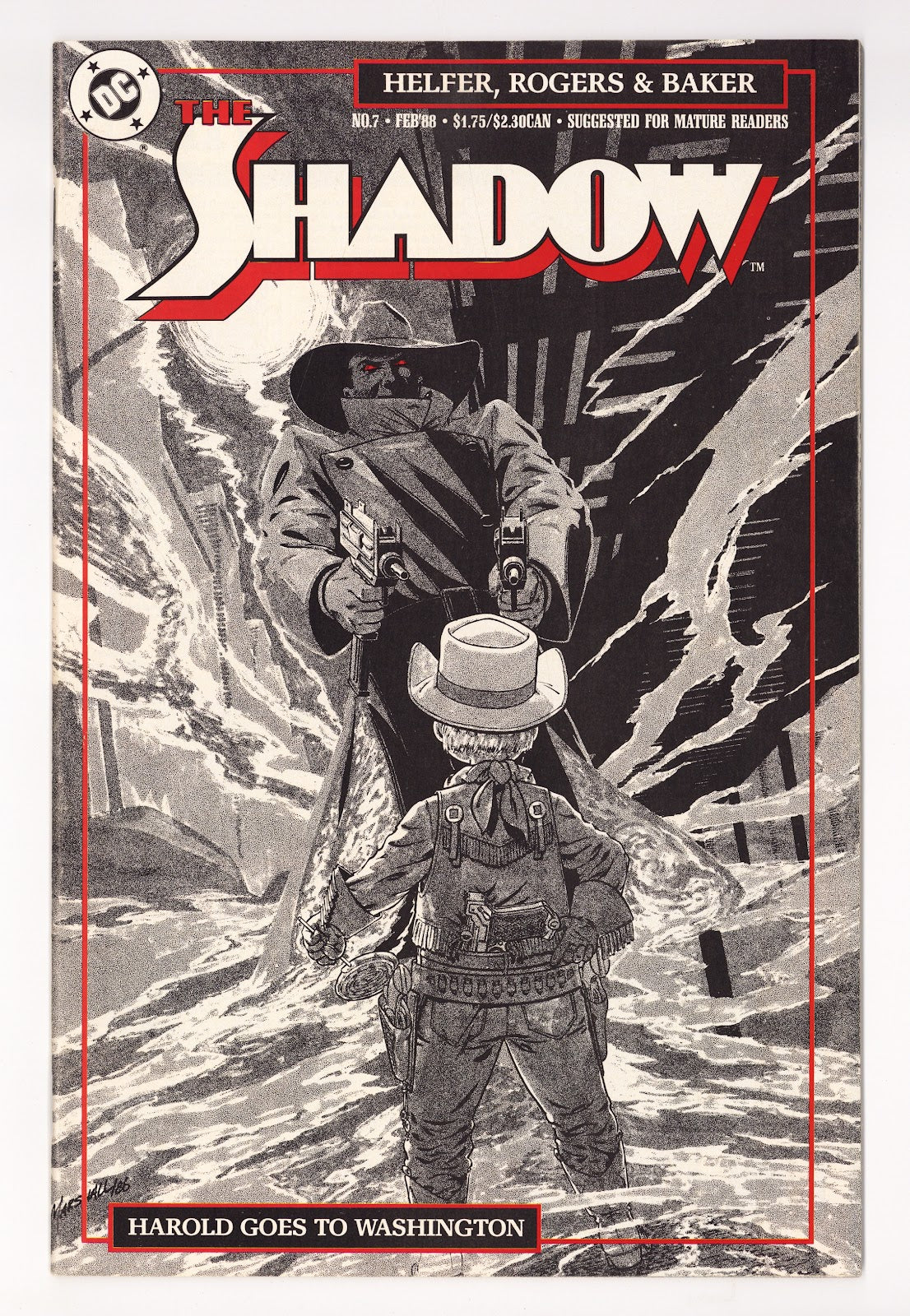 The Shadow Vol 3 7  High Grade   (1988)     