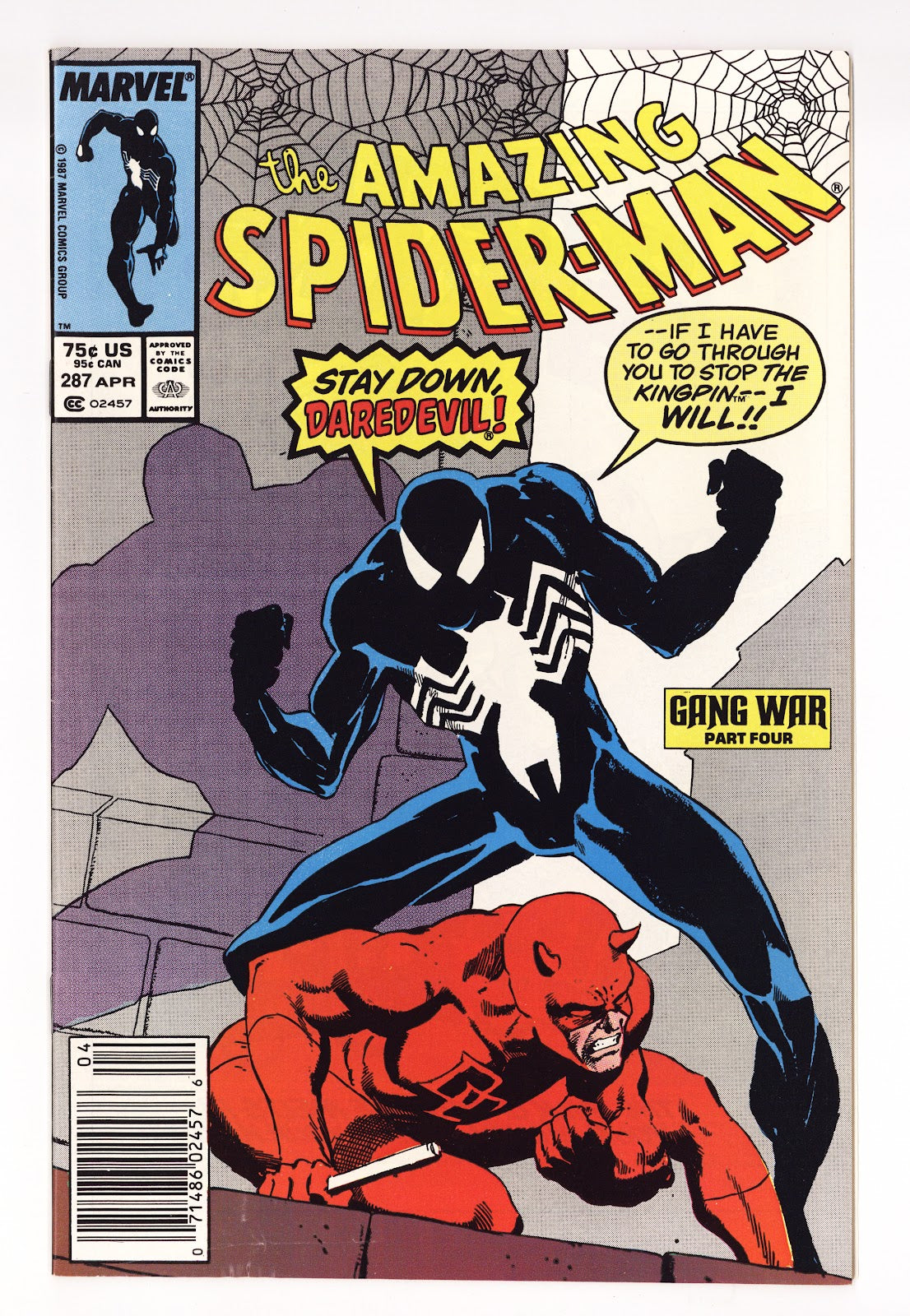 The Amazing Spider-Man Vol 1 287 FN/VF (7.0) (1987) Newsstand 