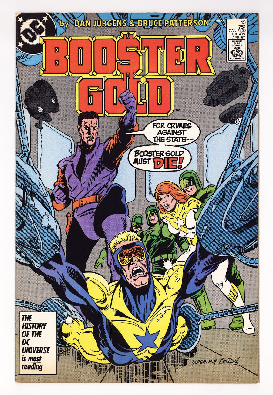Booster Gold Vol 1 15  Mid Grade   (1987)     