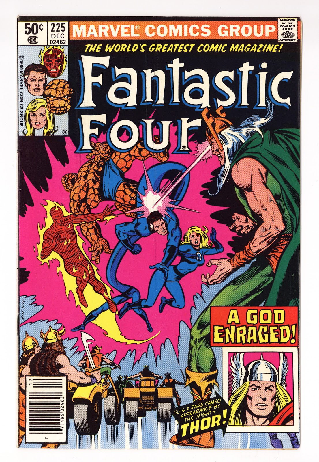 Fantastic Four Vol 1 225 Mid Grade (1980) Newsstand 