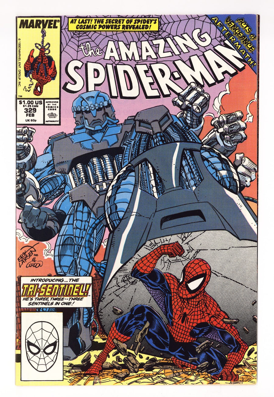 The Amazing Spider-Man Vol 1 329  NM- (9.2)   (1990)