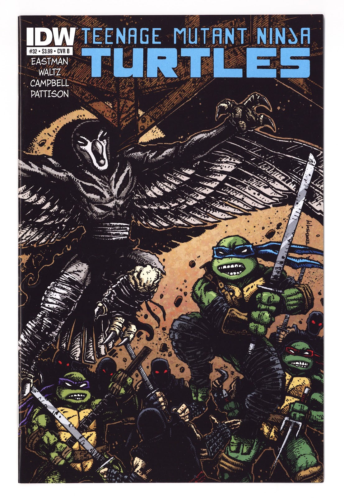 Teenage Mutant Ninja Turtles Vol 5 32 High Grade (2014) Eastman Variant 