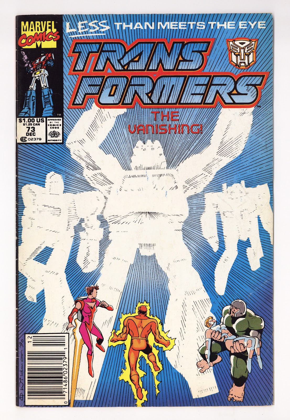 The Transformers Vol 1 73  VG+ (4.5)   (1990)   Newsstand  