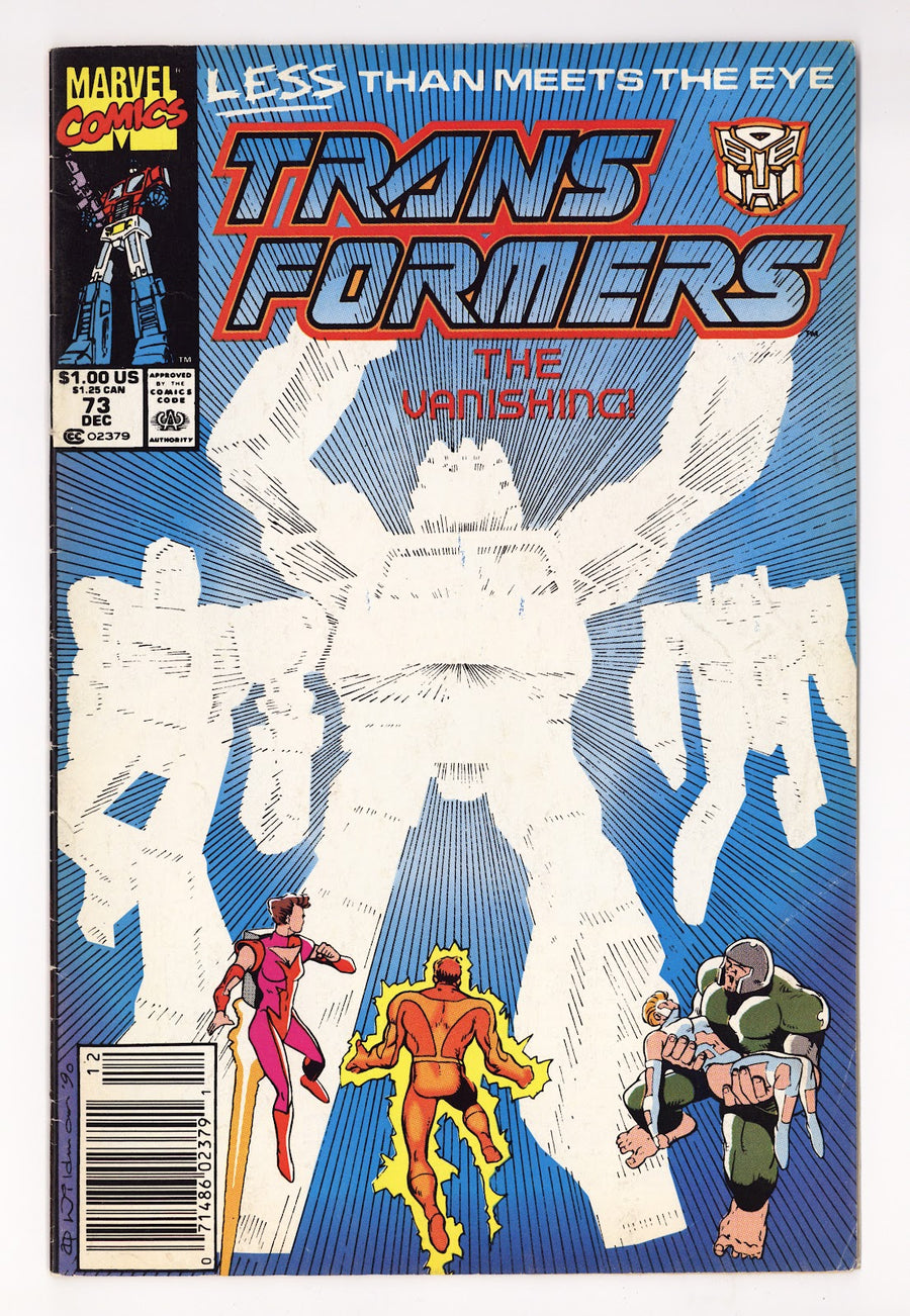 The Transformers Vol 1 73  VG+ (4.5)   (1990)   Newsstand  