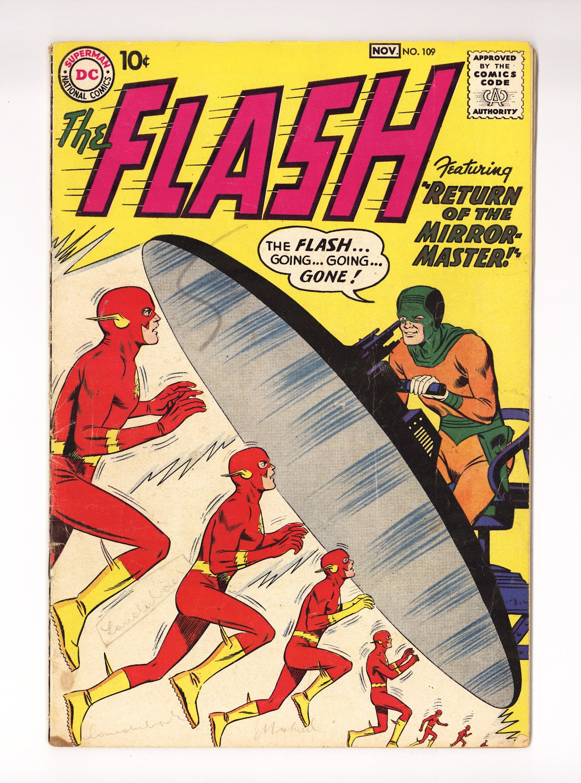 The Flash Vol 1 109  VG (4.0)   (1959)     
