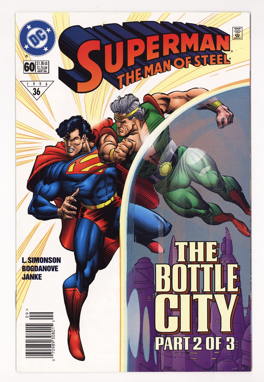 Superman: The Man of Steel   60  Mid Grade   (1996)   Newsstand  