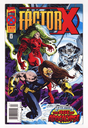 Factor-X Vol 1 2  Mid Grade   (1995)   Newsstand