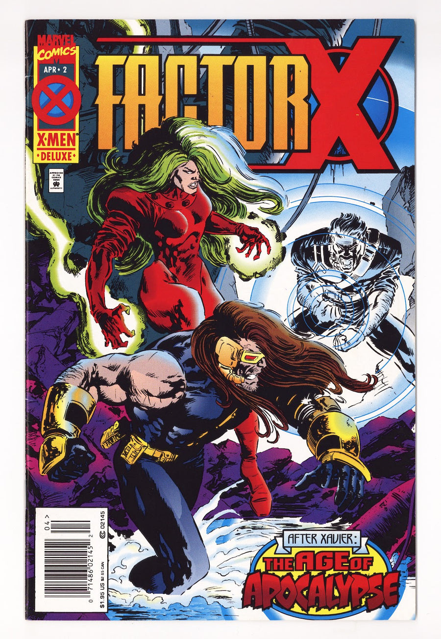 Factor-X Vol 1 2  Mid Grade   (1995)   Newsstand