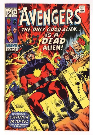 The Avengers Vol 1 89  VF- (7.5)   (1971)