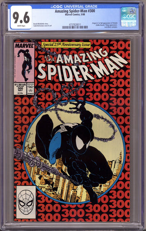 The Amazing Spider-Man Vol 1 300 CGC 9.6 (NM+) (1988)
