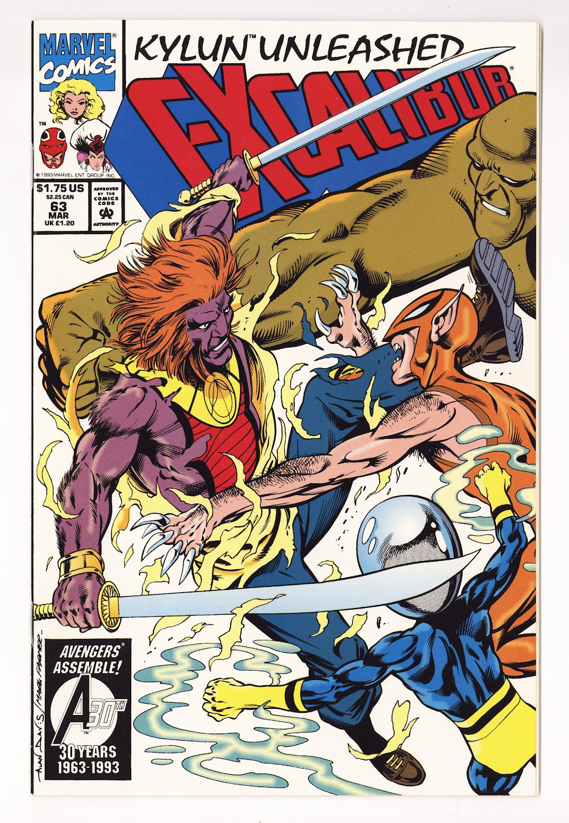 Excalibur Vol 1 63 High Grade (1993) Direct 