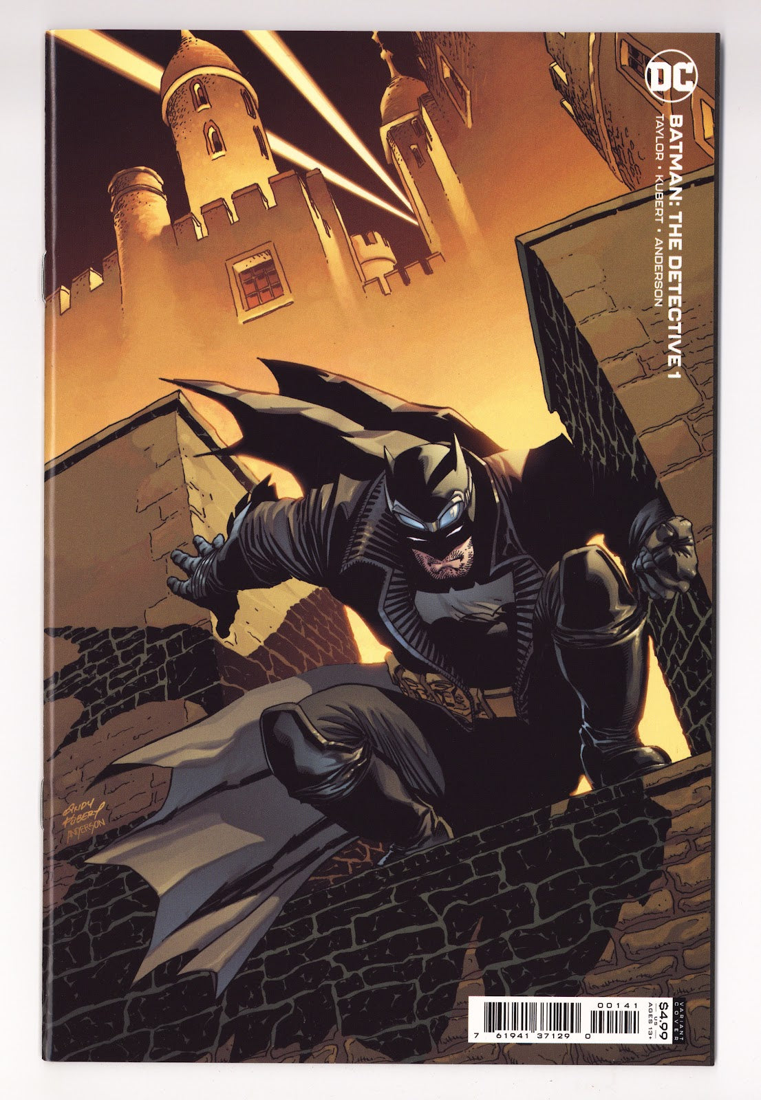 Batman: The Detective 1 High Grade (2021) Andy Kubert Cardstock Variant Cover 