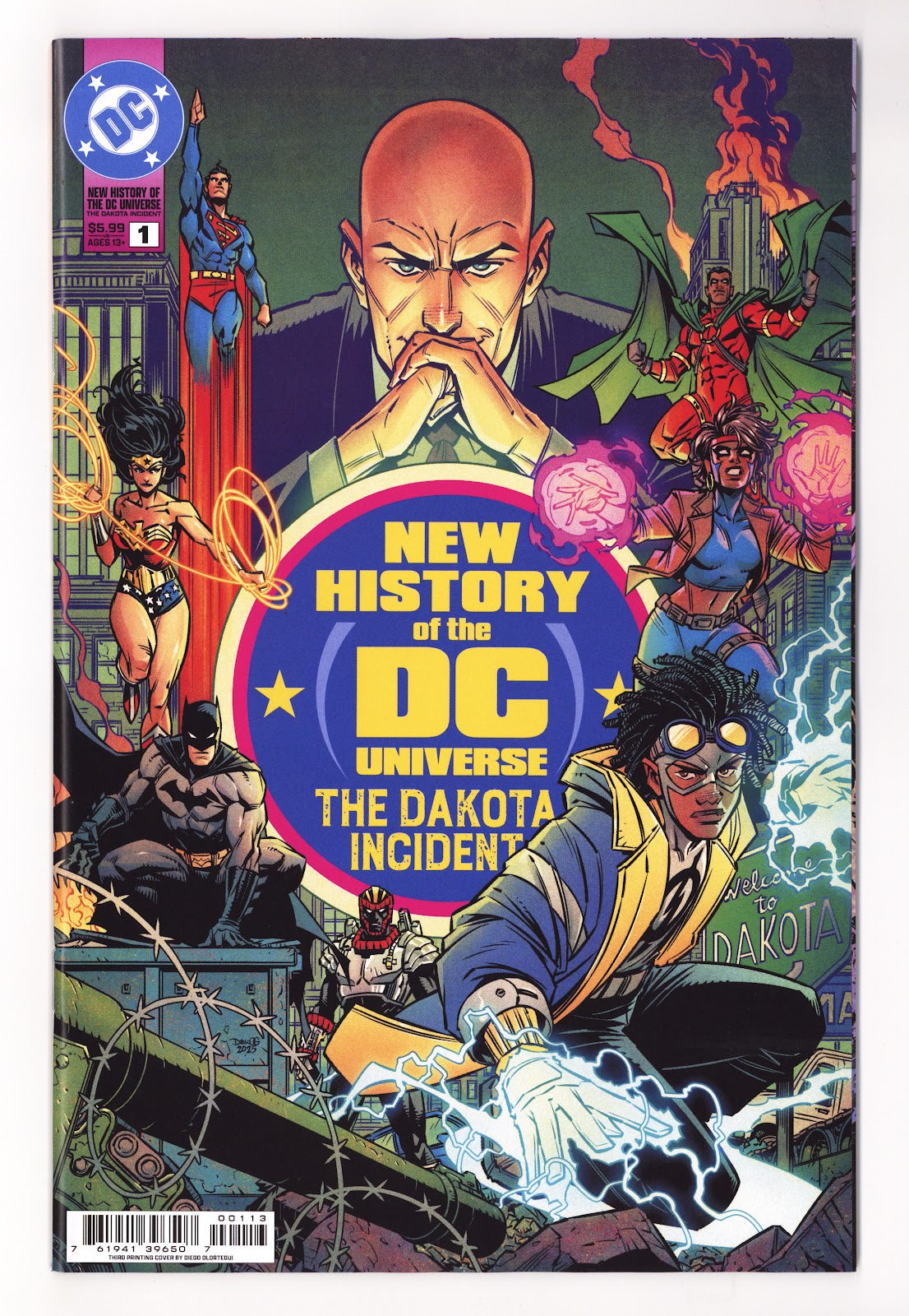 New History of the Dc Universe the Dakota Incident #1
